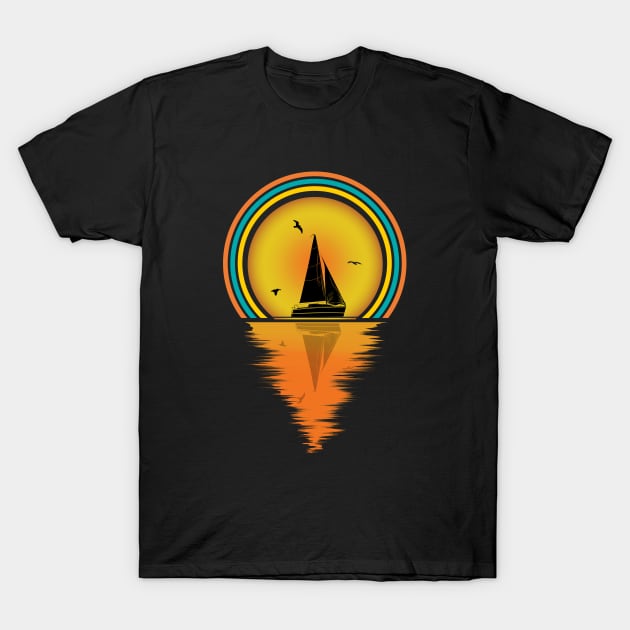 Island Sailing T-Shirt by eighttwentythreetees